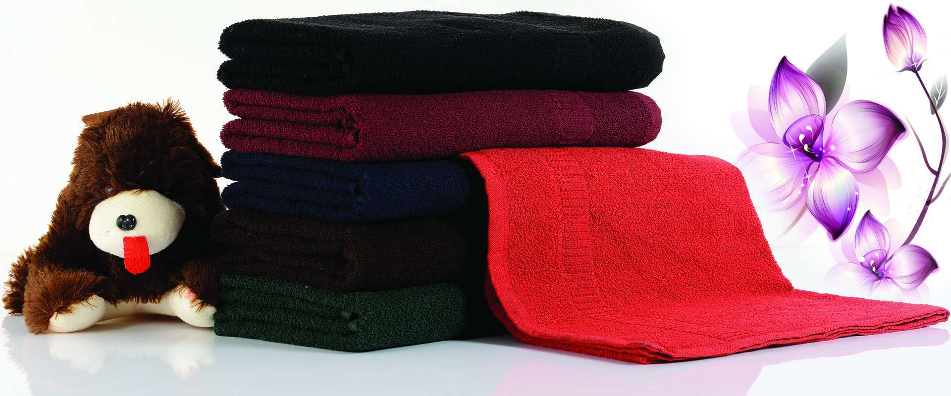 LILY DARK CREPE TOWELS